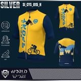  Cycling Jersey Silver SI_CYS_015 