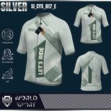  Cycling Jersey Silver SI_CYS_017 