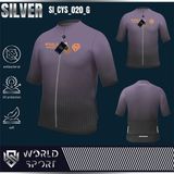 Cycling Jersey Silver SI_CYS_020 