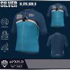  Cycling Jersey Silver SI_CYS_028 