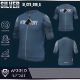 Cycling Jersey Silver SI_CYS_019 
