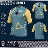  Cycling Jersey Silver SI_CYS_024 