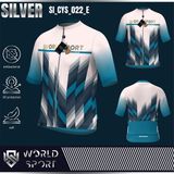  Cycling Jersey Silver SI_CYS_022 