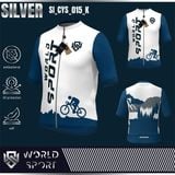  Cycling Jersey Silver SI_CYS_015 