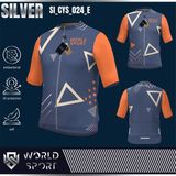  Cycling Jersey Silver SI_CYS_024 