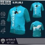  Cycling Jersey Silver SI_CYS_015 