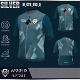  Cycling Jersey Silver SI_CYS_013 