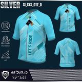  Cycling Jersey Silver SI_CYS_017 