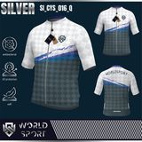  Cycling Jersey Silver SI_CYS_016 