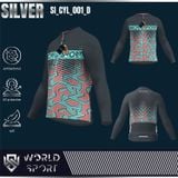  Cycling Jersey Silver SI_CYS_001 
