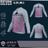  Cycling Jersey Silver SI_CYS_001 