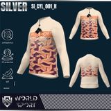  Cycling Jersey Silver SI_CYS_001 