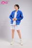  Outfit Phối Sẵn - (HST0001 Quần Short Trắng Form Rộng Nam phối HAK0805 Áo Khoác Bomber Xanh Dương) 