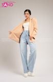  Outfit Nữ Phối Sẵn - (Quần Tây phối Blazer Nâu Nhạt ) 