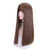  DPT1002 Tóc Giả Thẳng Nâu Dài Có Mái 