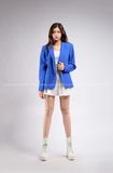  Outfit Phối Sẵn - (Chân Váy Trắng phối Vest Xanh Dương) 
