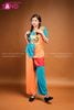 TBD1206 Trang Phục Bà Ba Đồng Dao Cam Xanh 
