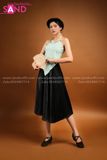  TYK0802 Yếm Lụa Trơn Màu Xanh Da Trời 