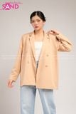  Outfit Nữ Phối Sẵn - (Quần Tây phối Blazer Nâu Nhạt ) 
