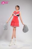  Outfit Phối Sẵn (Set Cổ Động Đỏ Không Tay) 
