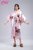  TNN0504 Áo Kimono Hoạ Tiết - Hồng Phấn 