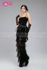  Outfit Phối Sẵn - ( HQD0102 Quần Dài Tua Rua Tầng Voan phối HAQ0101 Áo 2 Dây Cúp Ngực Tua Rua Đen) 