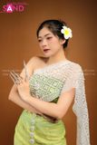  TNT0901 Trang Phục Thái Lan Nữ Xanh 