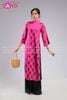  TAC0526 Áo Dài Gấm Thọ - Màu Hồng Đậm 