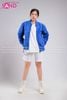  Outfit Phối Sẵn - (HST0001 Quần Short Trắng Form Rộng Nam phối HAK0805 Áo Khoác Bomber Xanh Dương) 