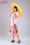  Áo Kimono Hoạ Tiết - Hồng Nhạt 