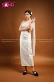  TNT0002 Trang Phục Khơ-Me (Thái Lan)  Nữ Màu Trắng 