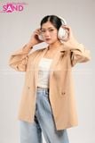  Outfit Nữ Phối Sẵn - (Quần Tây phối Blazer Nâu Nhạt ) 
