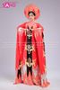  TAE0411 Áo Dài Trình Diễn Tay Lơi Hoạ Tiết Trống Hội - Màu Đỏ  ( KÈM MẤN ) 