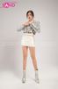  Outfit Phối Sẵn - (Quần Váy phối Vest Kim Sa Bạc) 