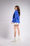  Outfit Phối Sẵn - (Chân Váy Trắng phối Vest Xanh Dương) 