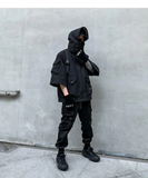  Áo Khoác Swat Túi Hộp Có Nón Phong Cách Nhật Bản 