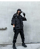  Áo Khoác Swat Túi Hộp Có Nón Phong Cách Nhật Bản 