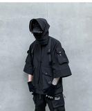  Áo Khoác Swat Túi Hộp Có Nón Phong Cách Nhật Bản 