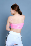  Áo Quây 2 Dây Da Bóng Hồng 