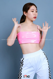  Áo Quây 2 Dây Da Bóng Hồng 