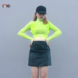  Áo Thun Cổ Lọ Dài Tay 