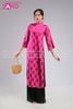  TAC0526 Áo Dài Gấm Thọ - Màu Hồng Đậm 