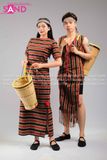  NTN0601 Trang Phục Dân Tộc Brâu (Tây Nguyên Thổ Cẩm Nam Cam) 