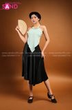  TYK0802 Yếm Lụa Trơn Màu Xanh Da Trời 