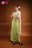  TNT0901 Trang Phục Thái Lan Nữ Xanh 