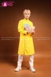  TAD0301 Áo Dài Lân Vàng Tươi 
