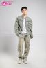  Outfit Phối Sẵn - (HQB0808 Quần Jean Túi Hộp Ống Rộng Túi Đôi Mẫu 8 phối HAK0802 Áo Khoác Jean Nam Dài Tay Mẫu 1) 