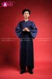  TCN1402 Áo Tấc Ngũ Thân Nam Xanh Đen 
