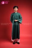  TCN0908 Áo Tấc Ngũ Thân Nam Xanh Rêu 