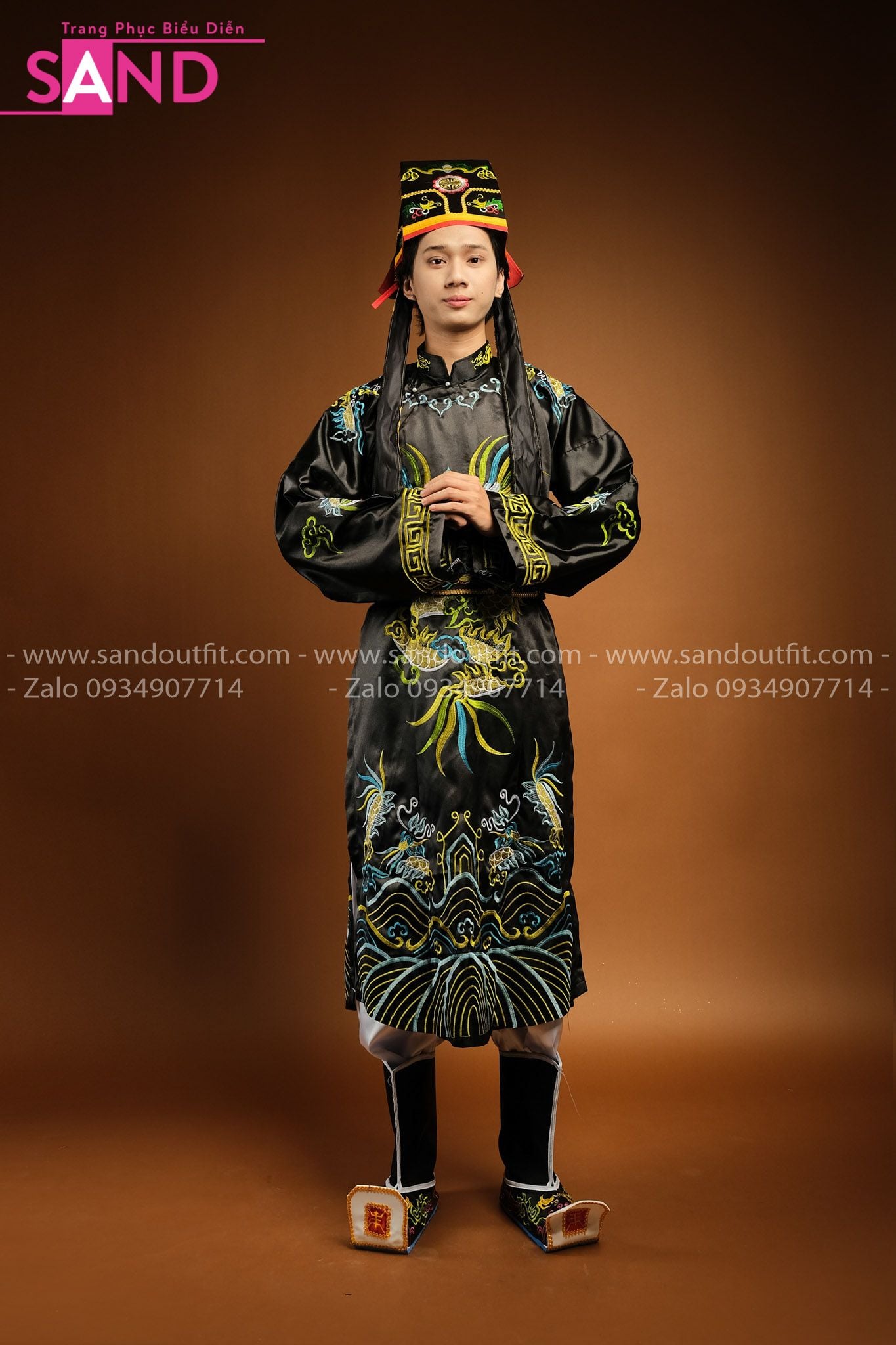  THX0101 Set Hoá Trang Táo Quân - Đen 